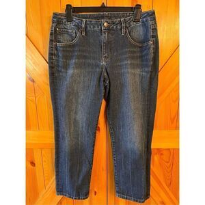 JAG Jeans Slim Fit Cropped Women's Size 12 Dark Wash (2999)